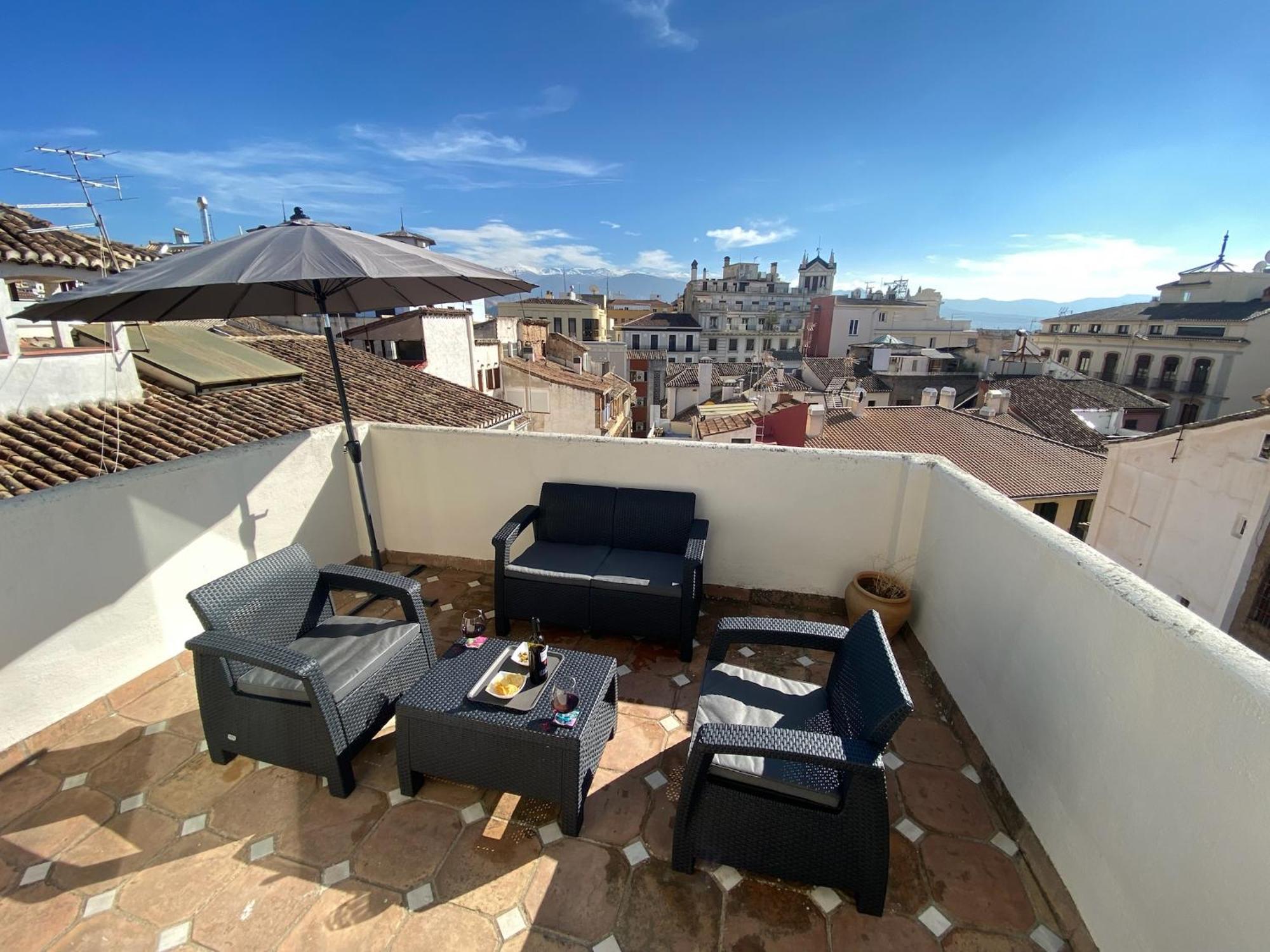 Atico Con Vistas En Granada Centro Apartment Exterior photo